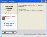 NetAdjust Cleaner screenshot